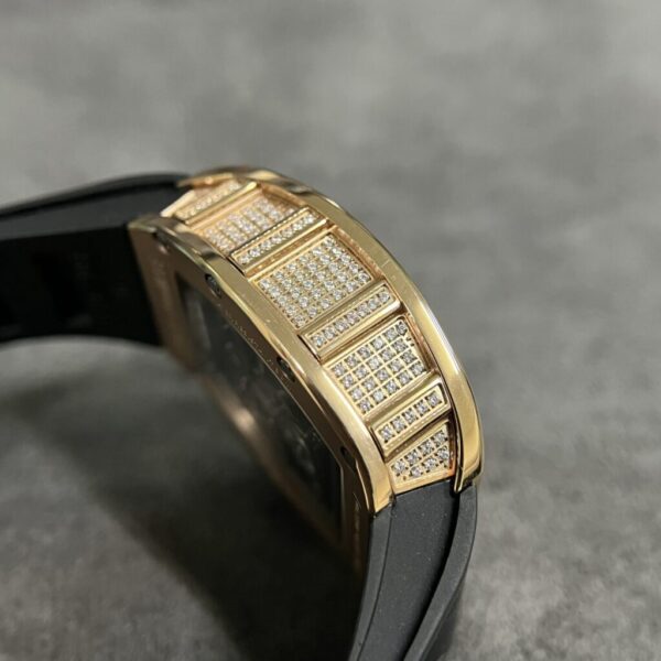 Best Fake Richard Mille Replica Watch RM57-02 Falcon With Diamonds Bezel Rose Gold Case 42mm - Top Watch - Image 5