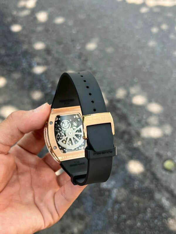 Best Fake Richard Mille Replica Watch RM67 Black Dial Men's Full Diamond 40mm - Top Watch - Image 6
