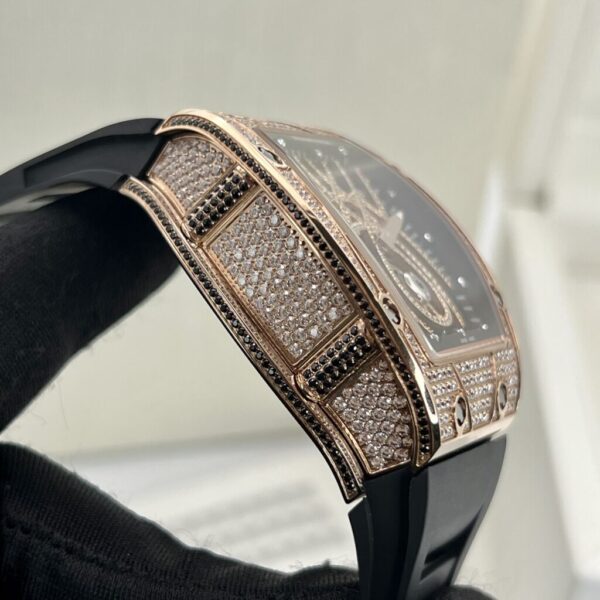 Best Fake Richard Mille RM 19-01 Rose Gold With Diamonds Replica 11 Watch Spider 42MM - Top Watch - Image 6