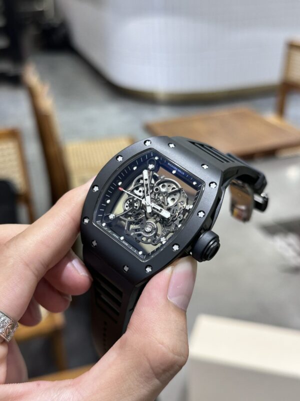 Replica Richard Mille RM055 Black Ceramic Replica 1:1 Watch 45mm - Top Watch - Image 3