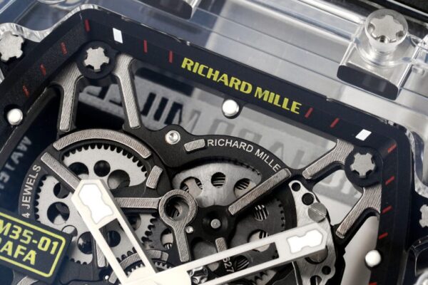 Swiss 1:1 Richard Mille RM35-01 Rafael Nadal Sapphire Replica 11 Watch Factory BBR 44mm - Top Watch - Image 5