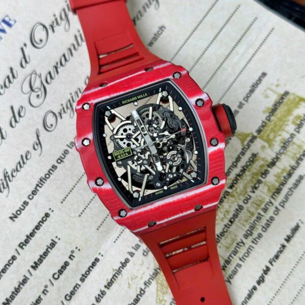 Replica Richard Mille RM35-02 Replica 1:1 Watch Red Full Carbon BBR 45mm - Top Watch - 图片 2