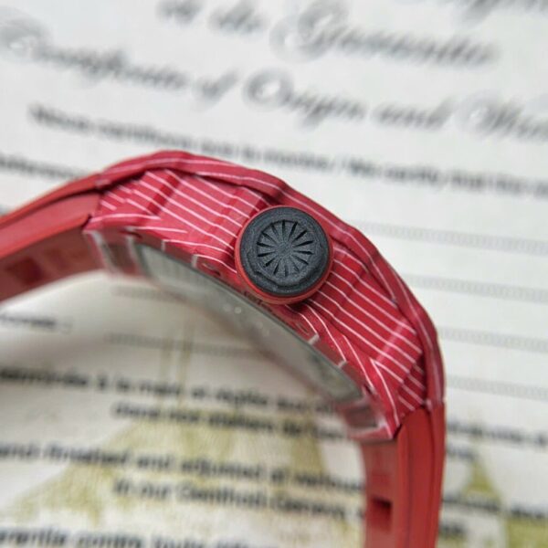 Replica Richard Mille RM35-02 Replica 1:1 Watch Red Full Carbon BBR 45mm - Top Watch - 图片 5