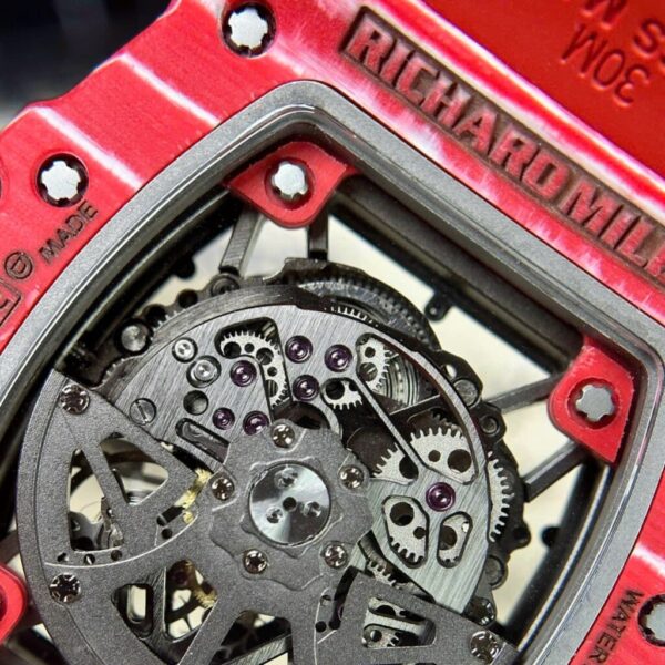 Replica Richard Mille RM35-02 Replica 1:1 Watch Red Full Carbon BBR 45mm - Top Watch - 图片 6