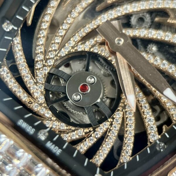 Swiss 1:1 Richard Mille RM51-02 Rose Gold Baguette Replica Watch 40MM - Top Watch - Image 4