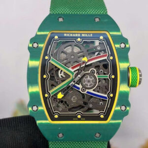 Swiss 1:1 Richard Mille RM67-02 Green Carbon Best Fake Replica Watch Weight 37 Gram 38.7×47.52mm - Top Watch