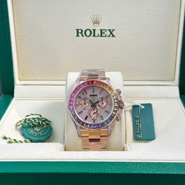 Swiss 1:1 Rolex Cosmograph Daytona 116595 Rainbow Replica Watch Best Fake Quality BT Factory 40mm - Top Watch