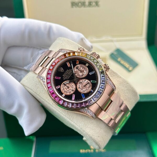 Swiss 1:1 Rolex Cosmograph Daytona 116595 Rainbow Replica Watch Best Fake Quality BT Factory 40mm - Top Watch