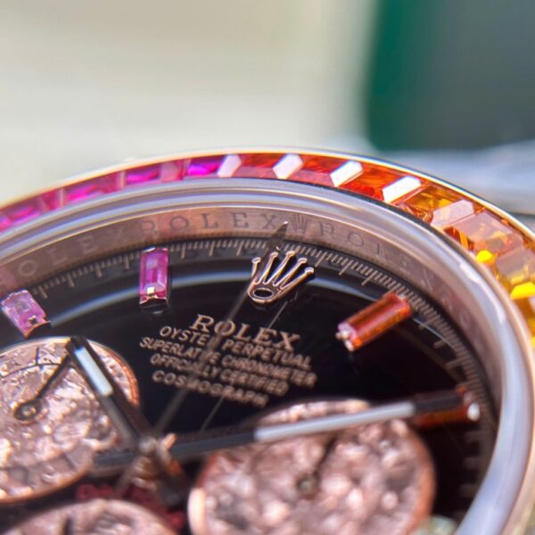Swiss 1:1 Rolex Cosmograph Daytona 116595 Rainbow Replica Watch Best Fake Quality BT Factory 40mm - Top Watch - Image 6