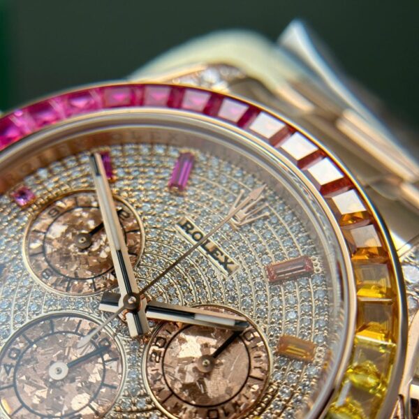 Swiss 1:1 Rolex Cosmograph Daytona 116595 Rainbow Replica Watch Best Fake Quality BT Factory 40mm - Top Watch - Image 7