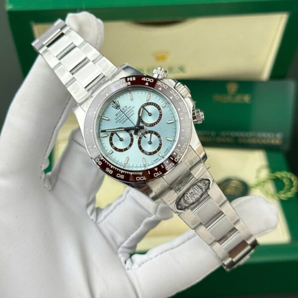 Best Fake Rolex Cosmograph Daytona 126506 Replica Watch Dial Ice Blue Number Luminous Clean Factory 40mm - Top Watch