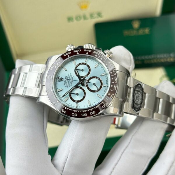 Best Fake Rolex Cosmograph Daytona 126506 Replica Watch Dial Ice Blue Number Luminous Clean Factory 40mm - Top Watch - Image 2