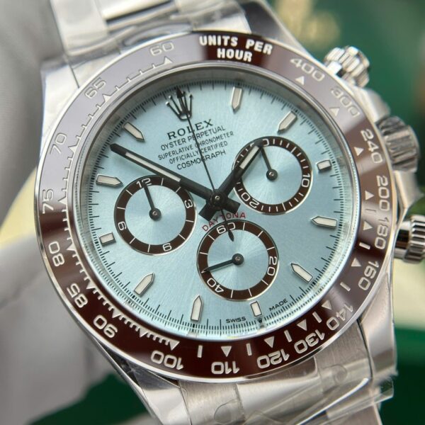 Best Fake Rolex Cosmograph Daytona 126506 Replica Watch Dial Ice Blue Number Luminous Clean Factory 40mm - Top Watch - Image 4