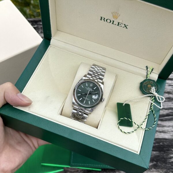 Best Fake Rolex DateJust 126234 Green Dial Jubilee Replica 1:1 Watch Factory Clean 36MM - Top Watch - Image 3