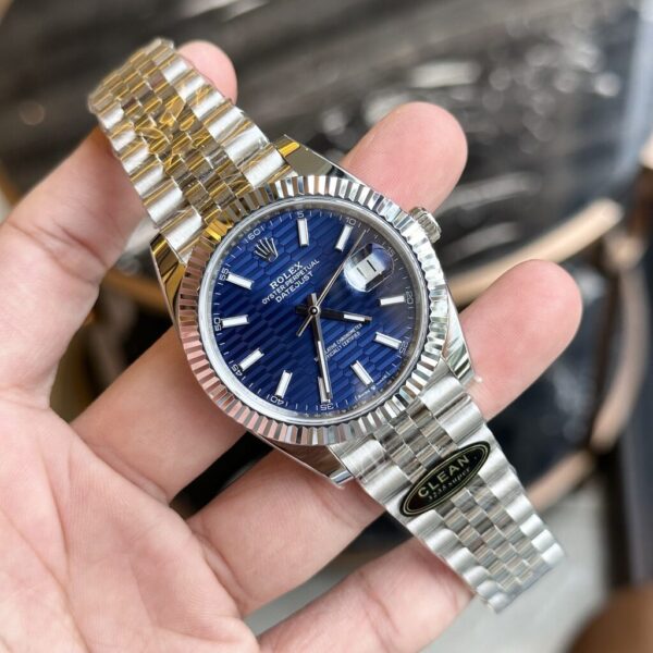 Swiss 1:1 Rolex DateJust 126334 Replica 1:1 Watch Fold Blue Dial Clean 41mm - Top Watch - Image 2