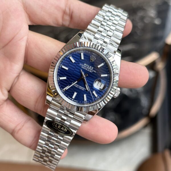 Swiss 1:1 Rolex DateJust 126334 Replica 1:1 Watch Fold Blue Dial Clean 41mm - Top Watch - Image 3
