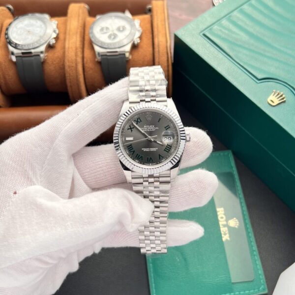 Best Fake Rolex Datejust 126334 Replica 1:1 Watch Wimbledon Dial Factory Clean 41mm - Top Watch