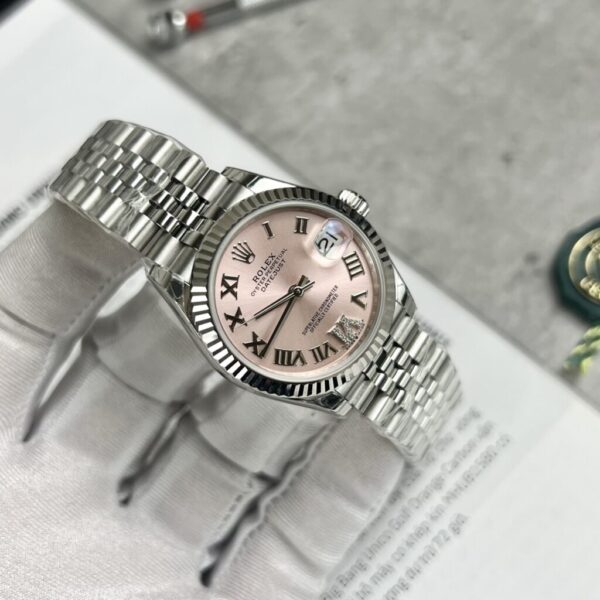 Best Fake Rolex DateJust Women's Best Fake Replica Watch Pink Dial Jubilee Strap EW 31mm - Top Watch