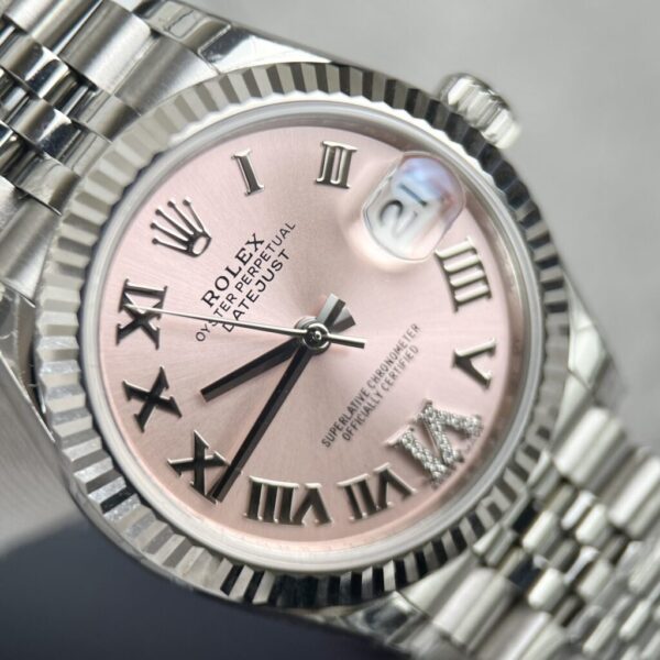 Best Fake Rolex DateJust Women's Best Fake Replica Watch Pink Dial Jubilee Strap EW 31mm - Top Watch - 图片 3
