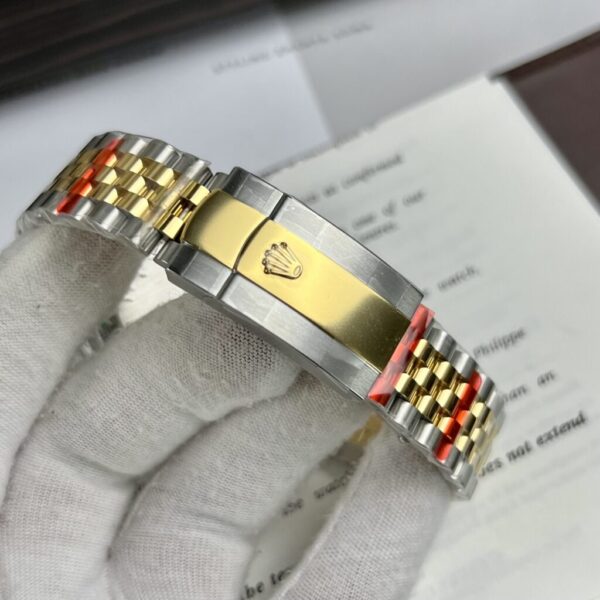 Best Fake Rolex Datejust Yellow Dial High Quality Replica EW Factory 41mm - Top Watch - Image 6