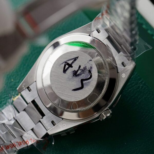 Best Fake Rolex Day-Date Độ Mặt Số Thiên Thạch Cọc Số Moissanite Replica GM 40mm - Top Watch - Image 10
