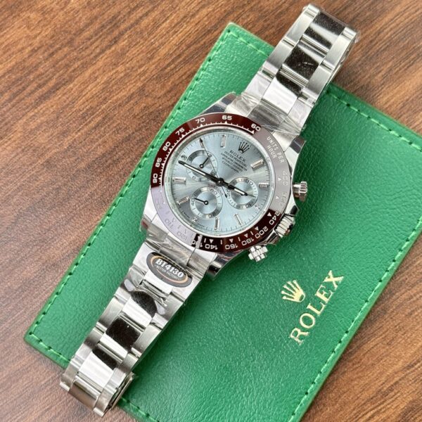 Best Fake Rolex Daytona 126506 Ice Blue Metal Strap Replica Watch BT Factory 40mm - Top Watch - Image 2