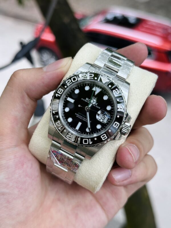 Swiss 1:1 Rolex GMT-Master II 116710LN Best Fake Replica Watch Black Dial Clean Factory 40mm - Top Watch - Image 3