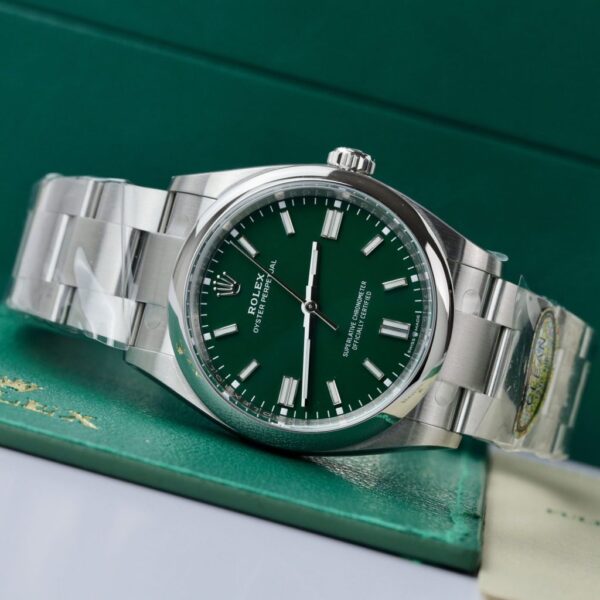 Best Fake Rolex Rep 11 Watch Oyster Perpetual 126000 Green Dial Clean Factory 41mm - Top Watch