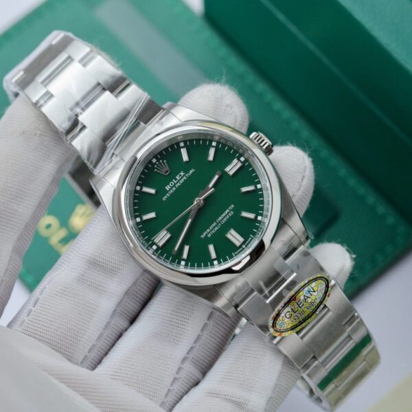 Best Fake Rolex Rep 11 Watch Oyster Perpetual 126000 Green Dial Clean Factory 41mm - Top Watch - Image 2