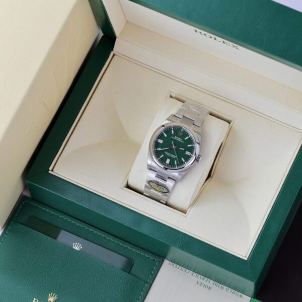 Best Fake Rolex Rep 11 Watch Oyster Perpetual 126000 Green Dial Clean Factory 41mm - Top Watch - Image 3
