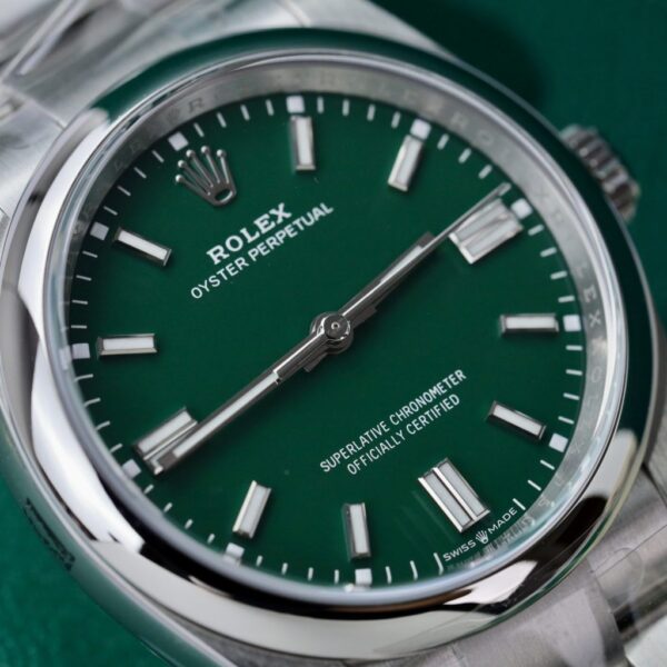 Best Fake Rolex Rep 11 Watch Oyster Perpetual 126000 Green Dial Clean Factory 41mm - Top Watch - Image 5