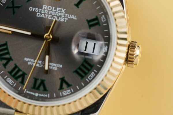 Replica Rolex Rep 11 Watch DateJust 126231 Wimbledon Dial Gold Wrapped GM Factory 36mm - Top Watch - Image 5