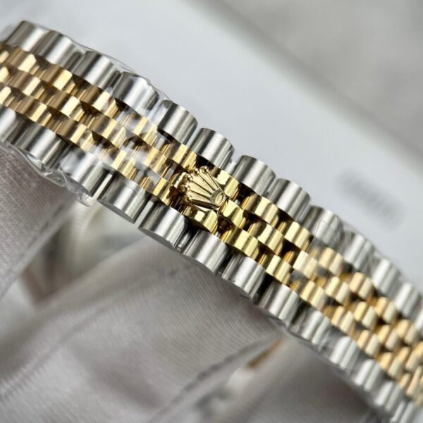 Replica Rolex Rep 11 Watch DateJust Women's Genuine Gold Wrapped Black Dial GM Factory 31mm - Top Watch - Image 7