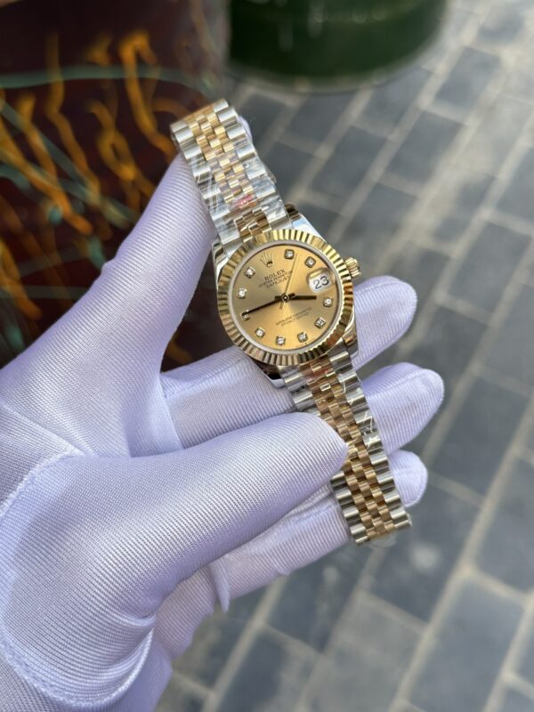 Replica Rolex Rep 11 Watch DateJust Women's Genuine Gold Wrapped GM Factory 31mm - Top Watch - Image 2