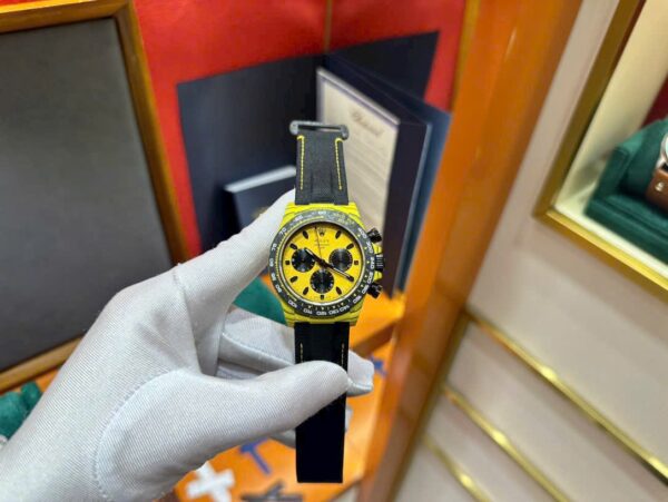Best Fake Rolex Replica 1:1 Watch Cosmograph Daytona Diw Yellow Carbon Case 40mm - Top Watch