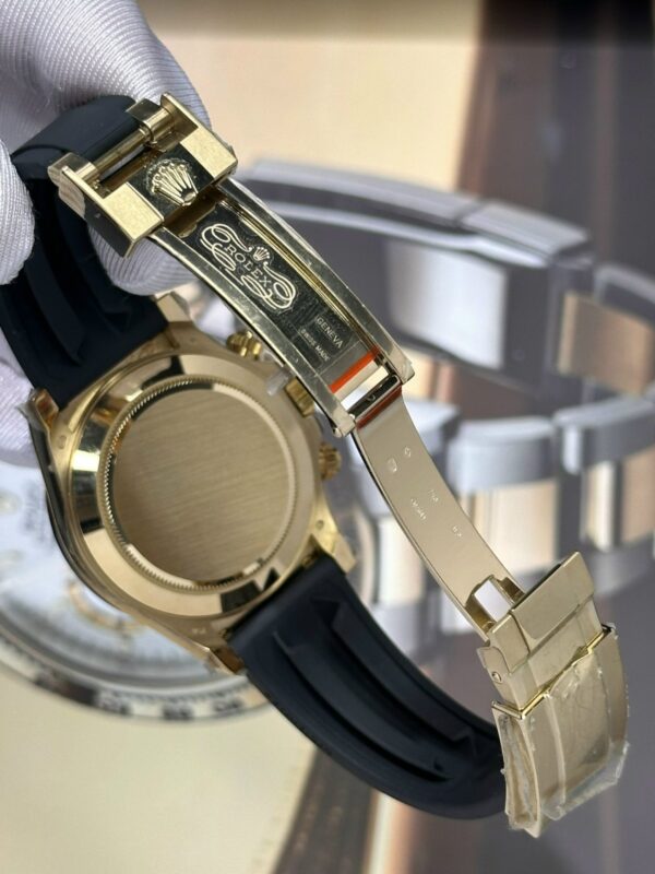 Best Fake Rolex Replica 11 Watch Cosmograph Daytona Meteorite Dial Rubber Strap 40mm - Top Watch - Image 6