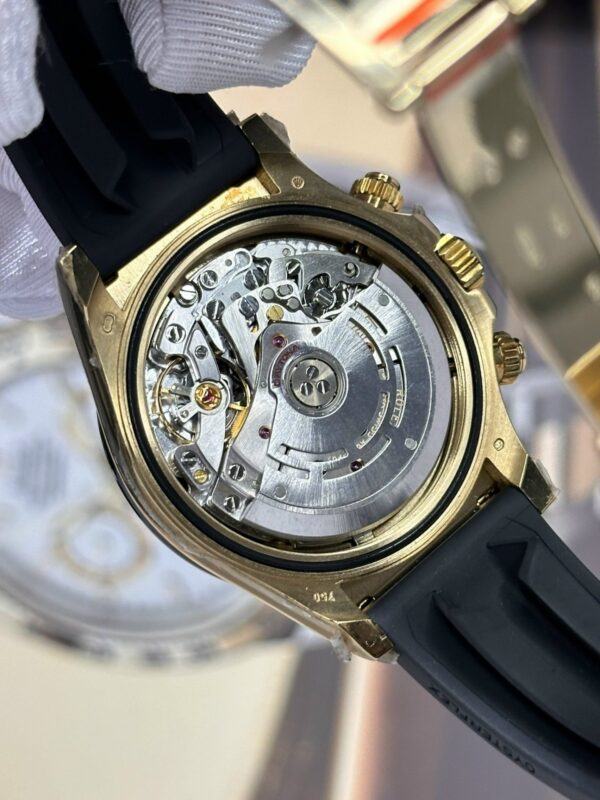Best Fake Rolex Replica 11 Watch Cosmograph Daytona Meteorite Dial Rubber Strap 40mm - Top Watch - Image 8