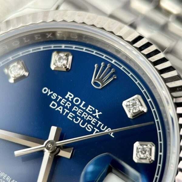 Best Fake Rolex Replica 1:1 Watch DateJust 126234 Blue Dial Jubilee Strap Factory VS 36mm - Top Watch - Image 4