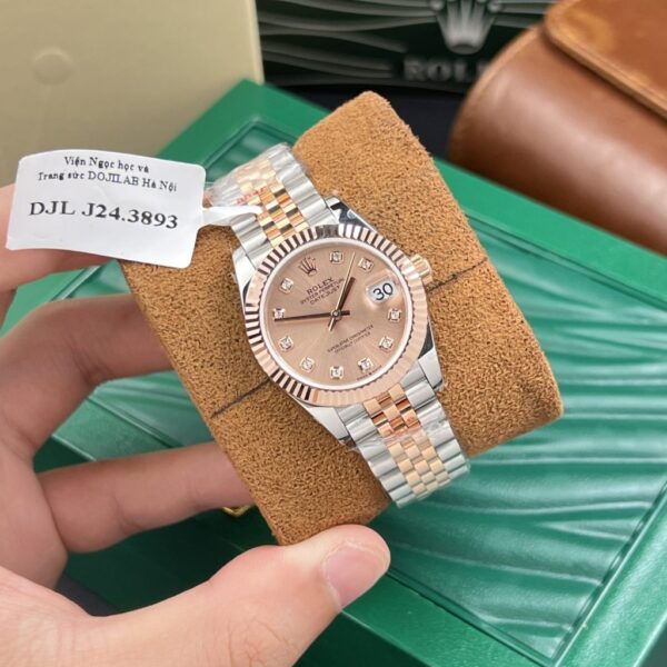 Replica Rolex Replica 11 Watch DateJust 18K Rose Gold Wrapped Women's Pink Dial GM Factory 31mm - Top Watch - 图片 3