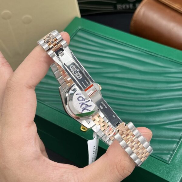 Replica Rolex Replica 11 Watch DateJust 18K Rose Gold Wrapped Women's Pink Dial GM Factory 31mm - Top Watch - 图片 7