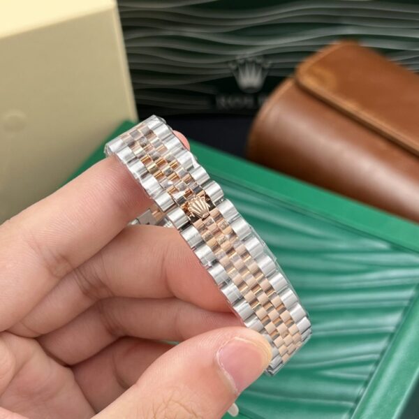Replica Rolex Replica 11 Watch DateJust 18K Rose Gold Wrapped Women's Pink Dial GM Factory 31mm - Top Watch - 图片 8