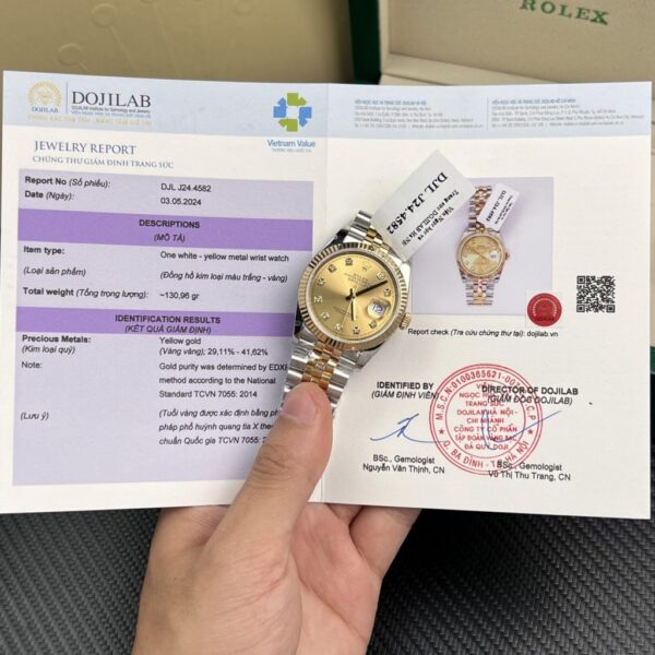 Swiss 1:1 Rolex Replica 1:1 Watch DateJust Gold Wrapped Jubilee Strap GM Factory 36mm - Top Watch