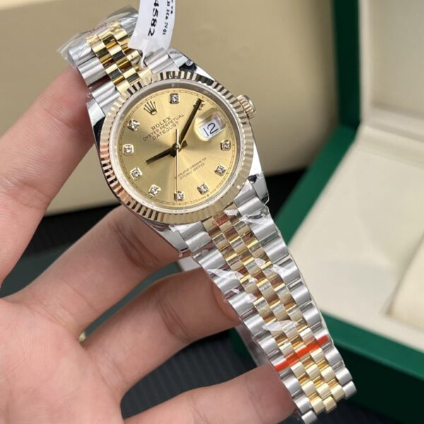 Swiss 1:1 Rolex Replica 1:1 Watch DateJust Gold Wrapped Jubilee Strap GM Factory 36mm - Top Watch - Image 5