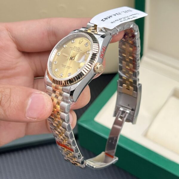 Swiss 1:1 Rolex Replica 1:1 Watch DateJust Gold Wrapped Jubilee Strap GM Factory 36mm - Top Watch - Image 6