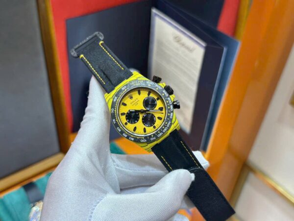 Best Fake Rolex Replica 1:1 Watch Cosmograph Daytona Diw Yellow Carbon Case 40mm - Top Watch - Image 2