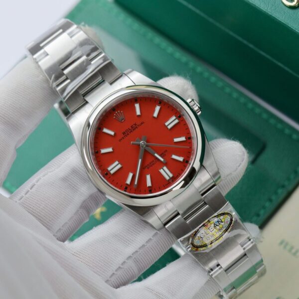 Replica Rolex Replica 1:1 Watch Oyster Perpetual 126000 Red Dial Factory Clean 36mm - Top Watch - Image 2