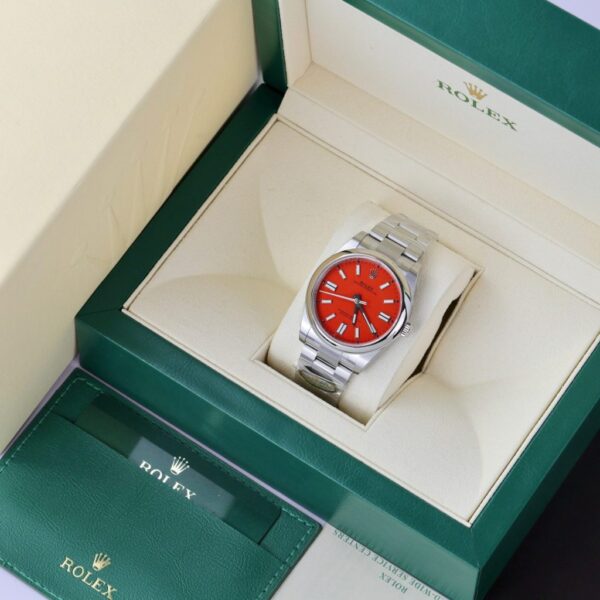 Replica Rolex Replica 1:1 Watch Oyster Perpetual 126000 Red Dial Factory Clean 36mm - Top Watch - Image 3