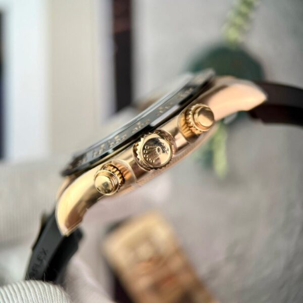 Replica Rolex Replica 11 Watch Cosmograph Daytona 116515LN Chocolate Dial Rubber Strap BT 40mm - Top Watch - Image 5