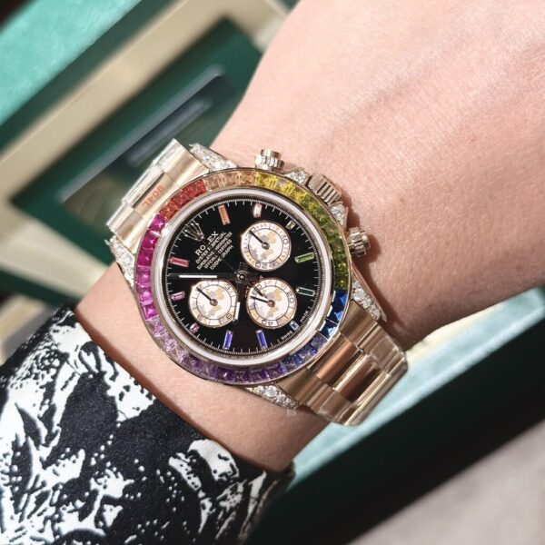 Replica Rolex Replica 11 Watch Cosmograph Daytona Black Dial TW Factory 40mm - Top Watch - Image 6