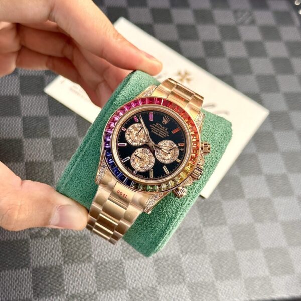 Replica Rolex Replica 1:1 Watch Cosmograph Daytona Black Dial Noob Factory 40mm - Top Watch - Image 2